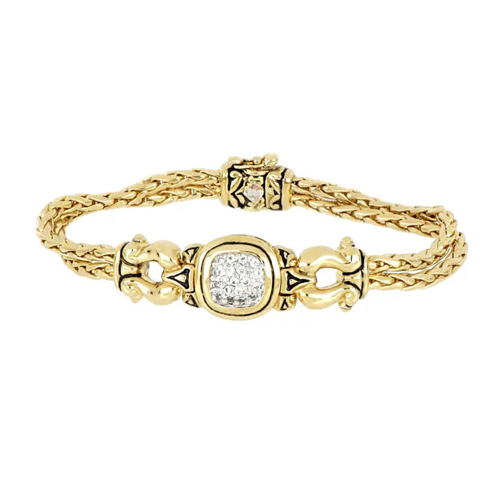 JOHN MEDEIROS BRACELET IN GOLD ANVIL COLLECTION