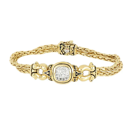 JOHN MEDEIROS BRACELET IN GOLD ANVIL COLLECTION