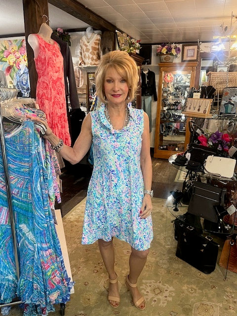LULA B "LIVE IN COLOR" DRESS