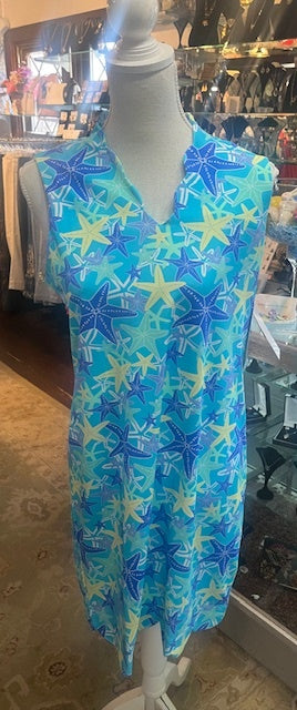 LULA B "LIVE IN COLOR" DRESS WITH  COOLING FABRIC UPF 50