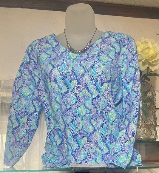 LULA B LIVE IN COLOR TOP COOLING FABRIC UPF 50