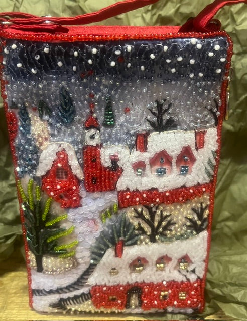 CHRISTMAS SCENE CLUB BAG