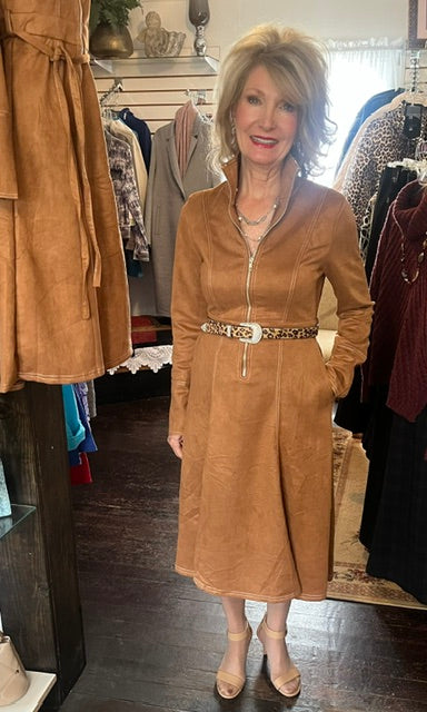 SUEDE LIKE DRESS