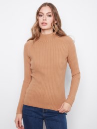 CHARLIE B MOCK TURTLENECK