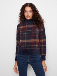 CHARLIE B PLAID SWEATER