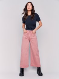 CHARLIE B WIDE LEG PANTS