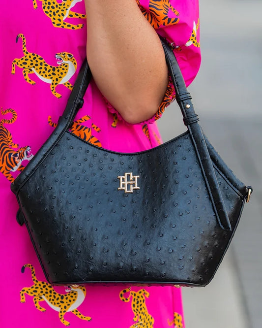 CAROLINE HILL HANDBAG IN BLACK