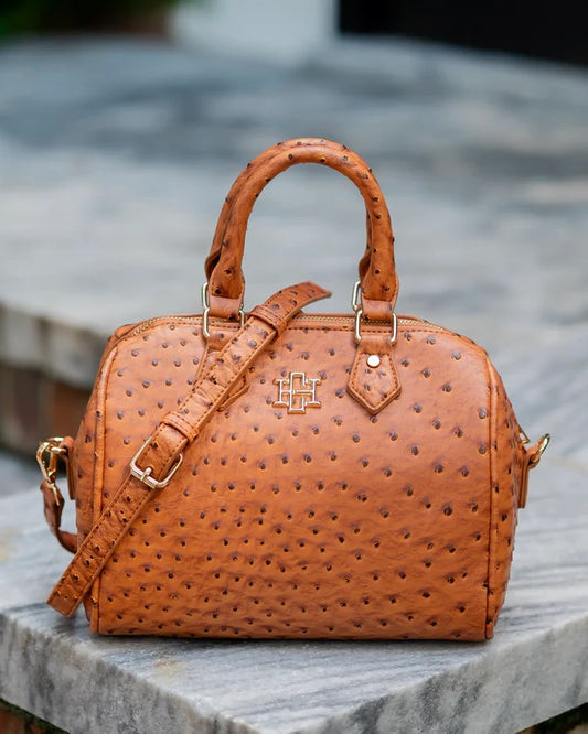CAROLINE HILL HANDBAG  "VALERIE"  IN SADDLE
