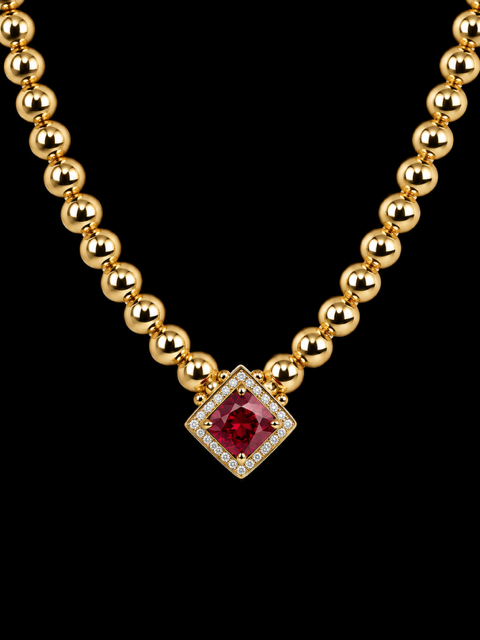 JOHN MEDEIROS NECKLACE BEADED/DESEJO COLLECTION