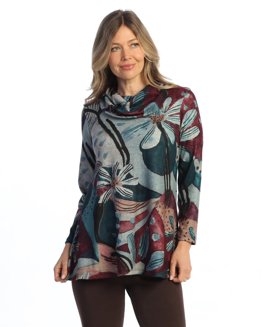 JEES & JANE COWL ;NECK TUNIC